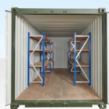 adjustable, heavy duty three tier container racking (2 bays) adjustable, heavy duty three tier container racking (2 bays)