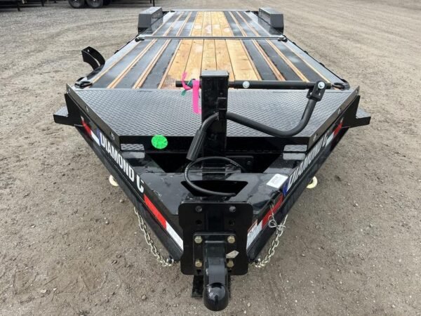 2024 diamond c 7x24 20k tilt deck equipment trailer w/spare mount 2024 diamond c 7x24 20k tilt deck equipment trailer w/spare mount
