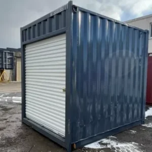 10′ hc used container with rollup door