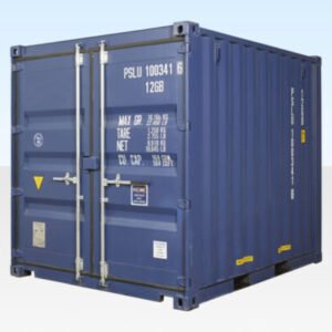10ft x 8ft shipping container (one trip) – blue