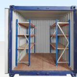 adjustable, heavy duty three tier container racking (single bay) adjustable, heavy duty three tier container racking (single bay)