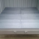 10ft x 8ft open mesh floor bunded store 10ft x 8ft open mesh floor bunded store