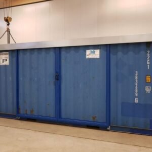 20ft hi cube container (9′ 6″ high) suitable for ibc storage sliding door