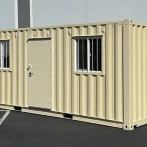20ft ground level office container – portable, secure & fully equipped onsite workspace