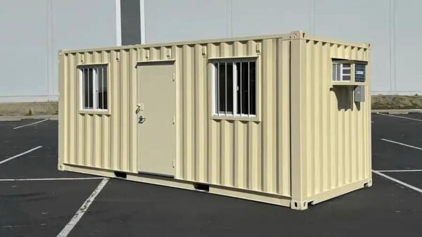 20ft ground level office container – portable, secure & fully equipped onsite workspace 20ft ground level office container – portable, secure & fully equipped onsite workspace