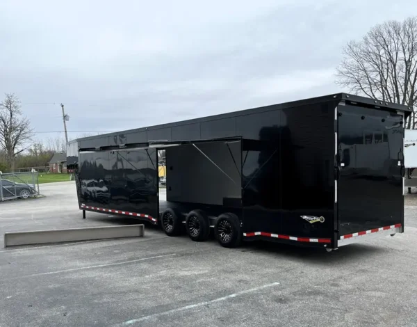 44 ft. aluminum atc rom 500 gooseneck car hauler, premium escape door, loaded reduced save $15k 4551 44 ft. aluminum atc rom 500 gooseneck car hauler, premium escape door, loaded reduced save $15k 4551