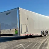 2026 28′ millennium extreme car hauler 2/6000# spread torsion axles aluminum wheels .030 white 2026 28′ millennium extreme car hauler 2/6000# spread torsion axles aluminum wheels .030 white