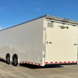 2026 28′ millennium extreme car hauler 2/6000# spread torsion axles aluminum wheels .030 white 2026 28′ millennium extreme car hauler 2/6000# spread torsion axles aluminum wheels .030 white