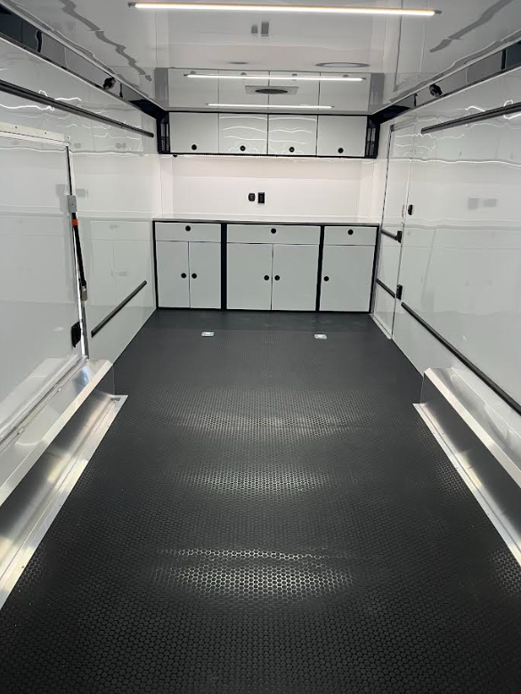 enclosed atc car trailer 2026 24ft. aluminum rom 550 w/large escape door & lifetrac 5758 enclosed atc car trailer 2026 24ft. aluminum rom 550 w/large escape door & lifetrac 5758