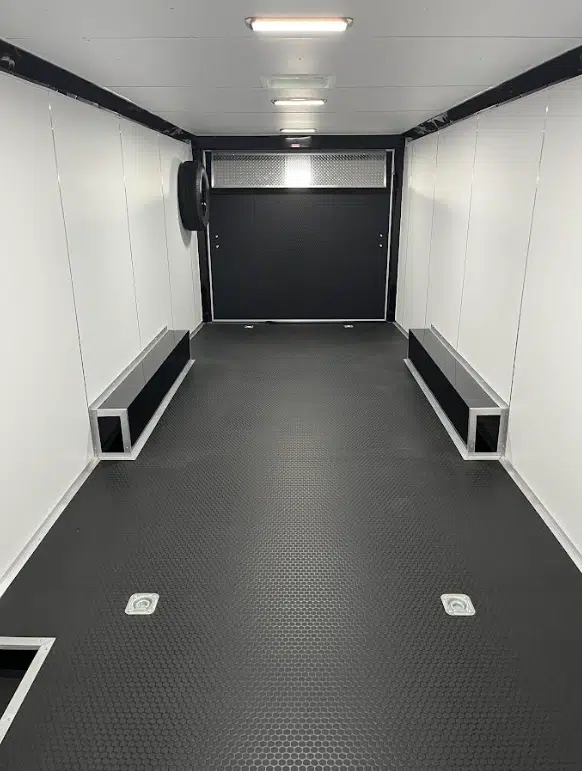 enclosed car hauler 2025 26ft. blaze w/finished interior & black out package 0411 enclosed car hauler 2025 26ft. blaze w/finished interior & black out package 0411