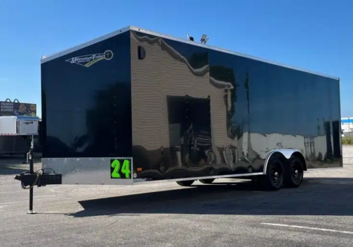 Enclosed Car Hauler 2026 24ft. Hero w/Heavy Duty Ramp Door & 7ft. Interior 0938