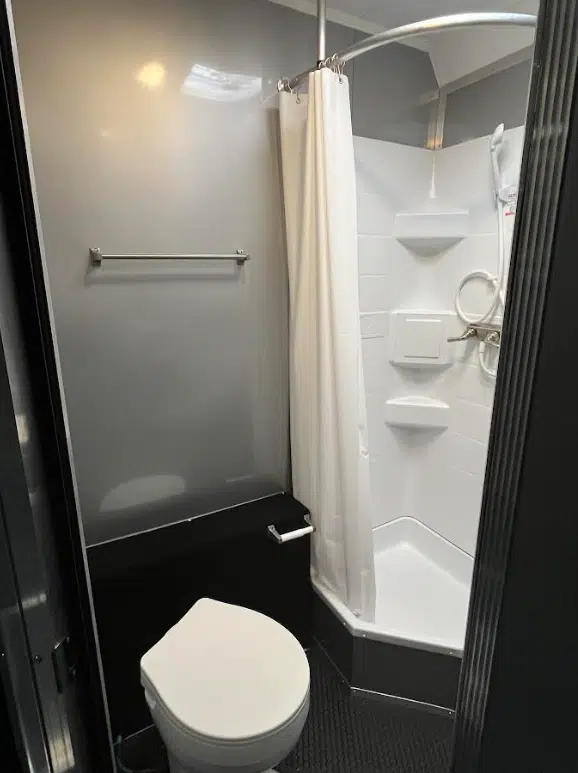Enclosed Car Trailer 2025 34ft. Platinum w/Large Corner Bathroom, Electric Awning, & More! 0177 - Image 2