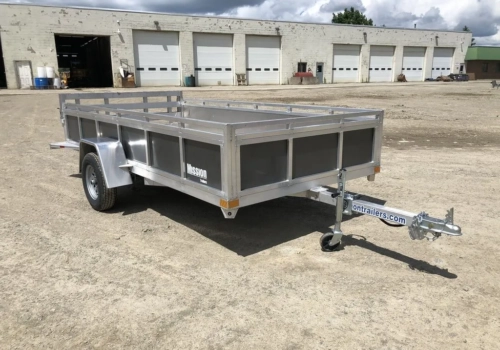 2022 Mission Trailers 6×12 Aluminum Open Utility w/Integrated Rear Ramp
