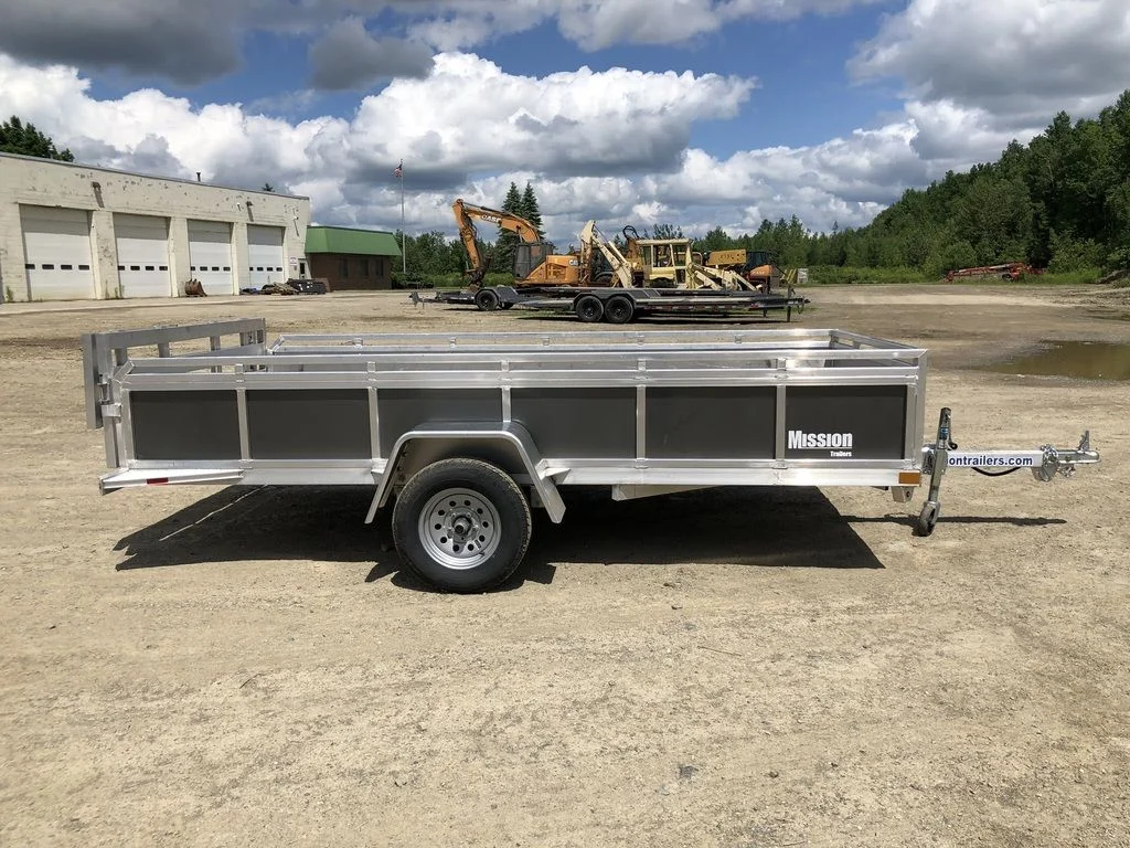 2022 Mission Trailers 6×12 Aluminum Open Utility w/Integrated Rear Ramp - Image 3
