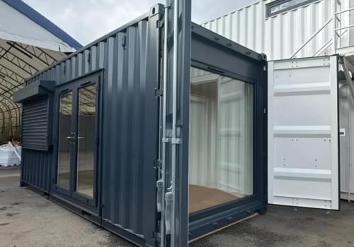 20ft x 8ft Custom Shipping Container Conversion – Portable Building