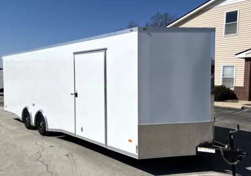 Enclosed Car Hauler 2025 26ft. Blaze w/Cabinets, Flooring, Alum Wheels, Spread Torsion Axles & More! 9882