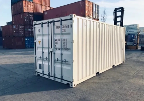 20ft Shipping Container (One Trip) White (RAL 9003)