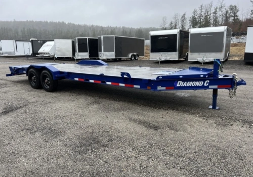 2022 Diamond C 7×24 20K Low Profile Equipment Trailer w/Max Ramps