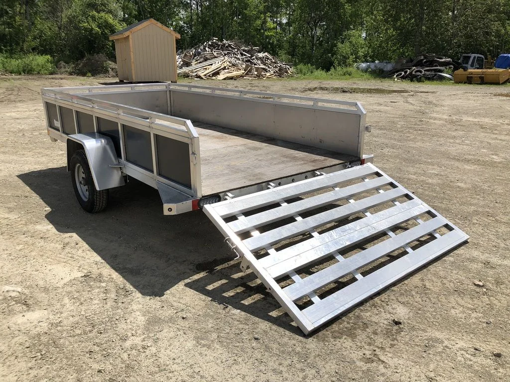 2022 Mission Trailers 6×12 Aluminum Open Utility w/Integrated Rear Ramp - Image 6