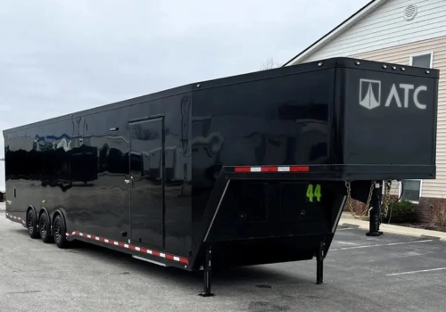 44 ft. Aluminum ATC ROM 500 Gooseneck Car Hauler, Premium Escape Door, LOADED Reduced Save $15k 4551