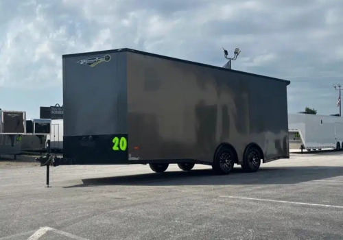 Enclosed Car Hauler 2025 20ft. Blaze w/Finished Interior, Black-Out Package, & More! 0105