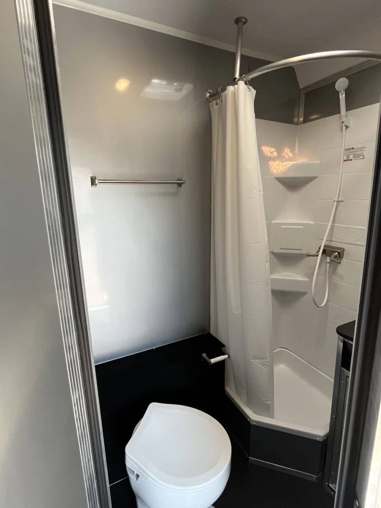 Enclosed Car Trailer 2025 34ft. w/Large Corner Bathroom, Electric Awning, Aluminum Wheels, & More! 0178 - Image 3