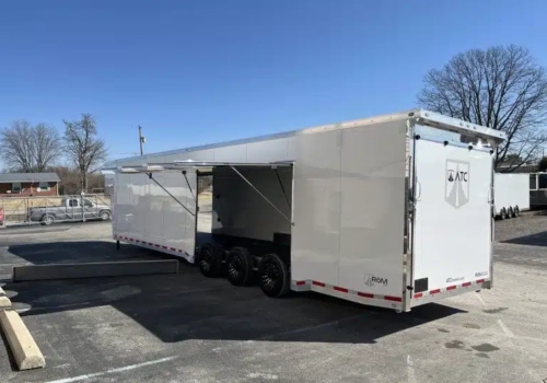 Enclosed ATC Gooseneck Car Trailer 2026 44ft. Aluminum ROM 500 w/Aluminum Wheels 5790