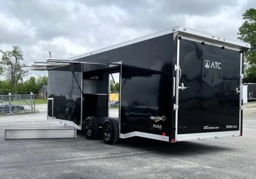 Enclosed ATC Car Trailer 2026 24ft. Aluminum ROM 450 w/Large Escape Door & LifeTrac 6106