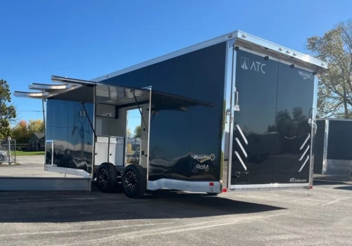 Enclosed ATC Car Trailer 2026 24ft. Aluminum ROM 550 w/Large Escape Door & LifeTrac 6203