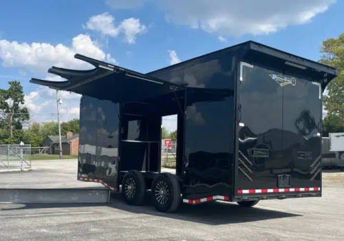 Enclosed Car Trailer 2026 20ft. Haulmark Edge w/Large Escape Door & Black Finished Interior 2820