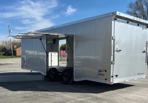 Enclosed ATC Car Trailer 2026 24ft. Aluminum ROM 400 w/Large Escape Door & Aluminum Wheels 5753