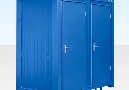1+1 Double Mains Toilet 8Ft x 5Ft (Blue)