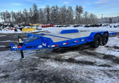 2024 Rice Trailers 7×20 14K Partial Tilt Deck Equipment w/Spare Mount