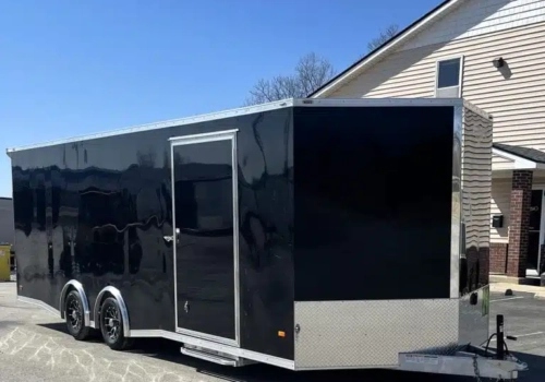 Enclosed Car Hauler 2026 24ft. Aluminum Blaze w/Finished Interior & Aluminum Wheels 0879