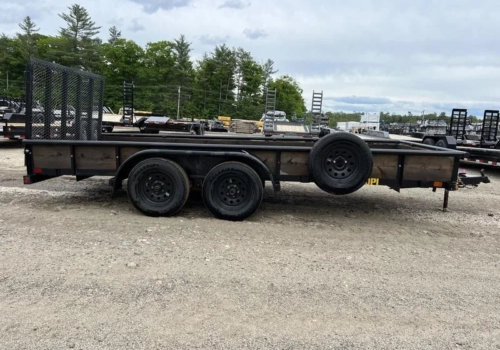 2021 Big Tex Trailers 6.5×16 6K Utility w/Ramp Gate & Spare Tire
