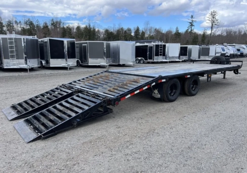 2022 Iron Bull Trailers 8.5×25 22K Deckover Equipment Hauler w/Rampage Ramps