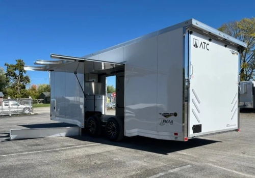 Enclosed ATC Car Trailer 2026 24ft. Aluminum ROM 550 w/Large Escape Door & LifeTrac 4994