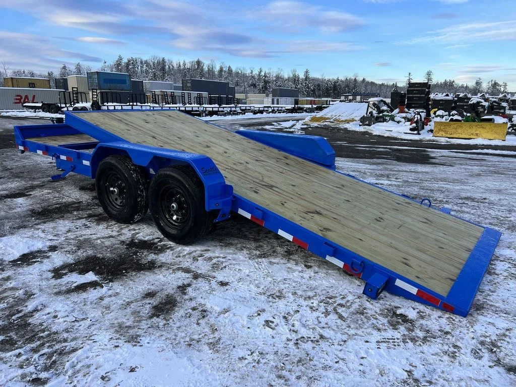 2024 Rice Trailers 7×20 14K Partial Tilt Deck Equipment w/Spare Mount - Image 13