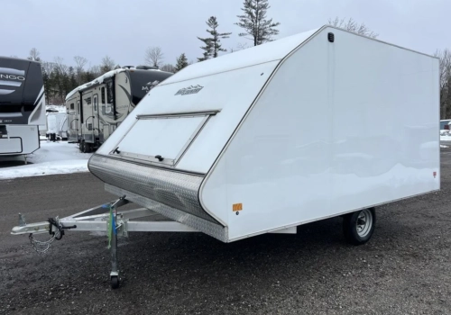 High Country Trailers 101×12 Aluminum 2-Place Hybrid w/Track Mats