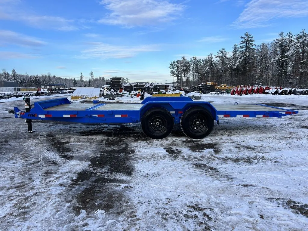 2024 Rice Trailers 7×20 14K Partial Tilt Deck Equipment w/Spare Mount - Image 14