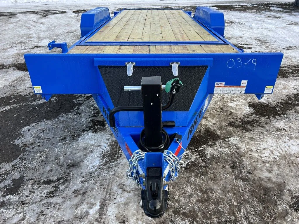 2024 Rice Trailers 7×20 14K Partial Tilt Deck Equipment w/Spare Mount - Image 12