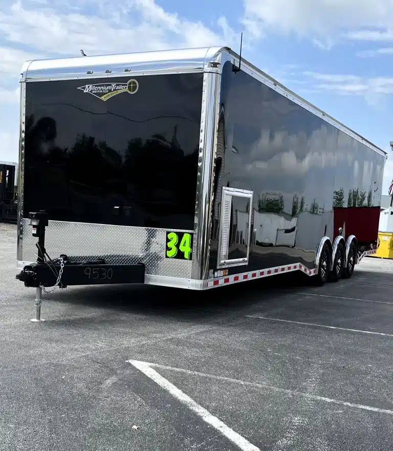 Enclosed Car Trailer 2025 34′ Haulmark Edge w/Wide Rear Opening & Premium Stereo System #9530 - Image 5