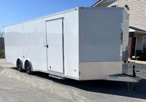Enclosed Car Hauler 2026 26ft. Aluminum Blaze w/Finished Interior & Aluminum Wheels 1042