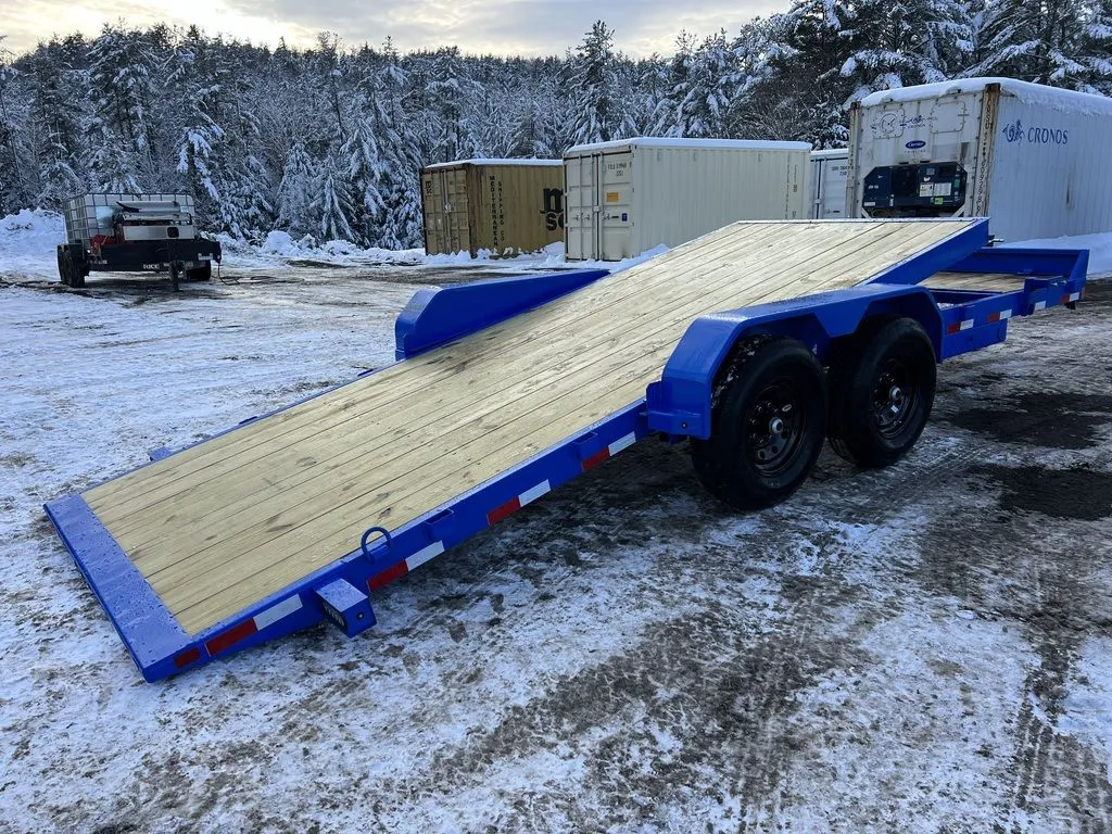 2024 Rice Trailers 7×20 14K Partial Tilt Deck Equipment w/Spare Mount - Image 19