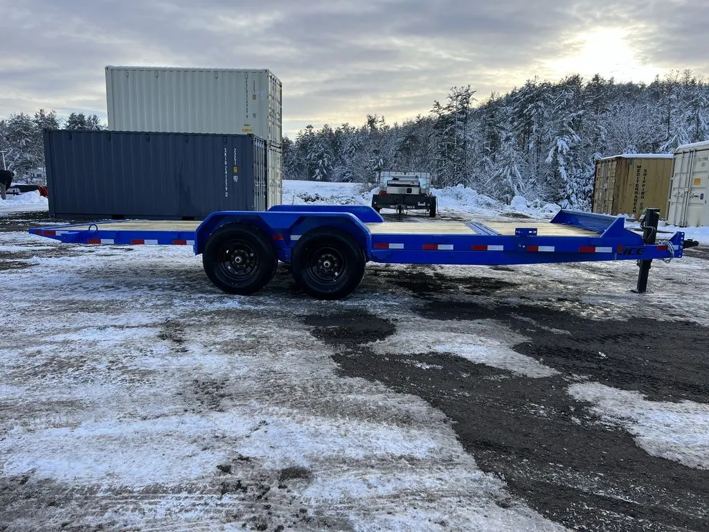 2024 Rice Trailers 7×20 14K Partial Tilt Deck Equipment w/Spare Mount - Image 20